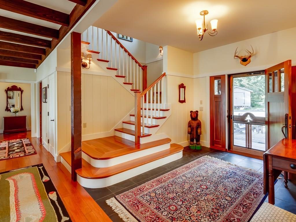 118 Wigton Road Rangeley, ME 04970 - Photo 9 of 35 main entrance with stairs to second...