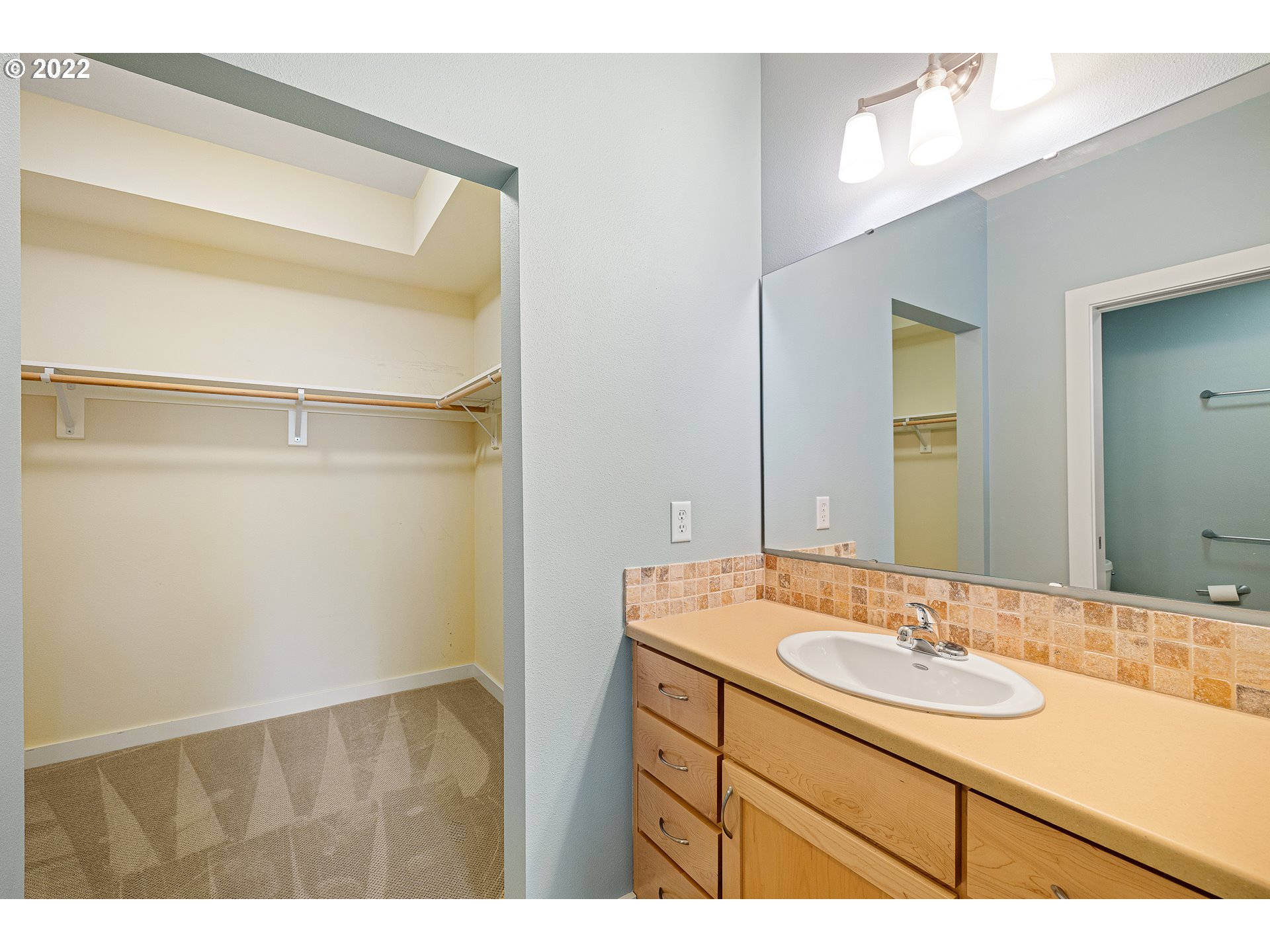 347 Rustic Place, Unit 8 Eugene, OR 97401 - Photo 21 of 31 a bathroom with a sink and a mirror