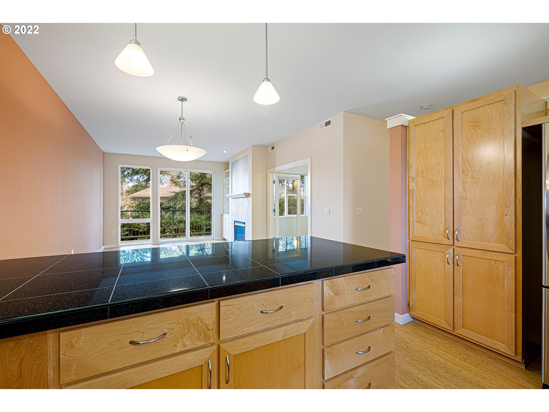347 Rustic Place, Unit 8 Eugene, OR 97401 - Photo 8 of 31 a kitchen with stainless steel appliances granite countertop a refrigerator a sink and dishwasher