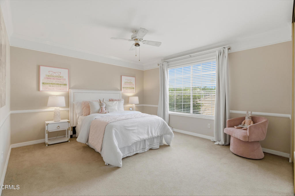 11543 Ragusa Drive Rancho Cucamonga, CA 91701 - Photo 33 of 69 a spacious bedroom with a bed and window