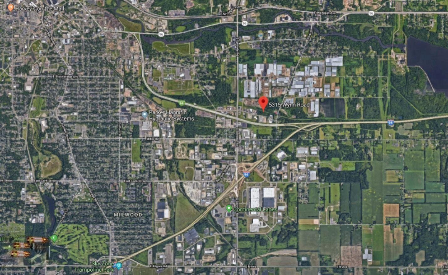 5315 Wynn Road Kalamazoo, MI 49048 - Photo 3 of 4 Distance Aerial_5315 Wynn