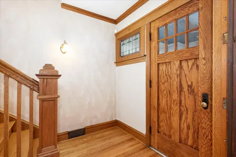 a view of front door