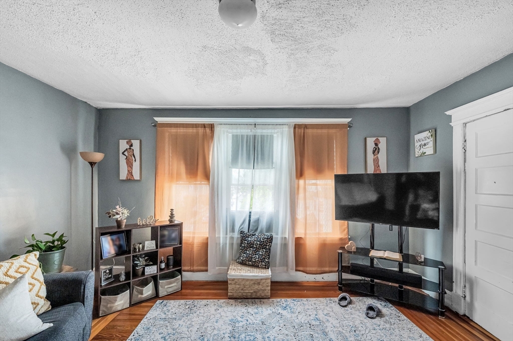123-125 Ranney Street Springfield, MA 01108 - Photo 8 of 26 a living room with furniture and a flat screen tv