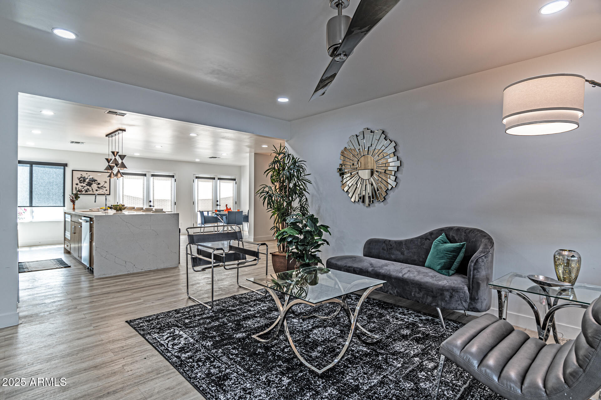 1539 West Puget Avenue Phoenix, AZ 85021 - Photo 12 of 29 a living room with furniture and wooden floor