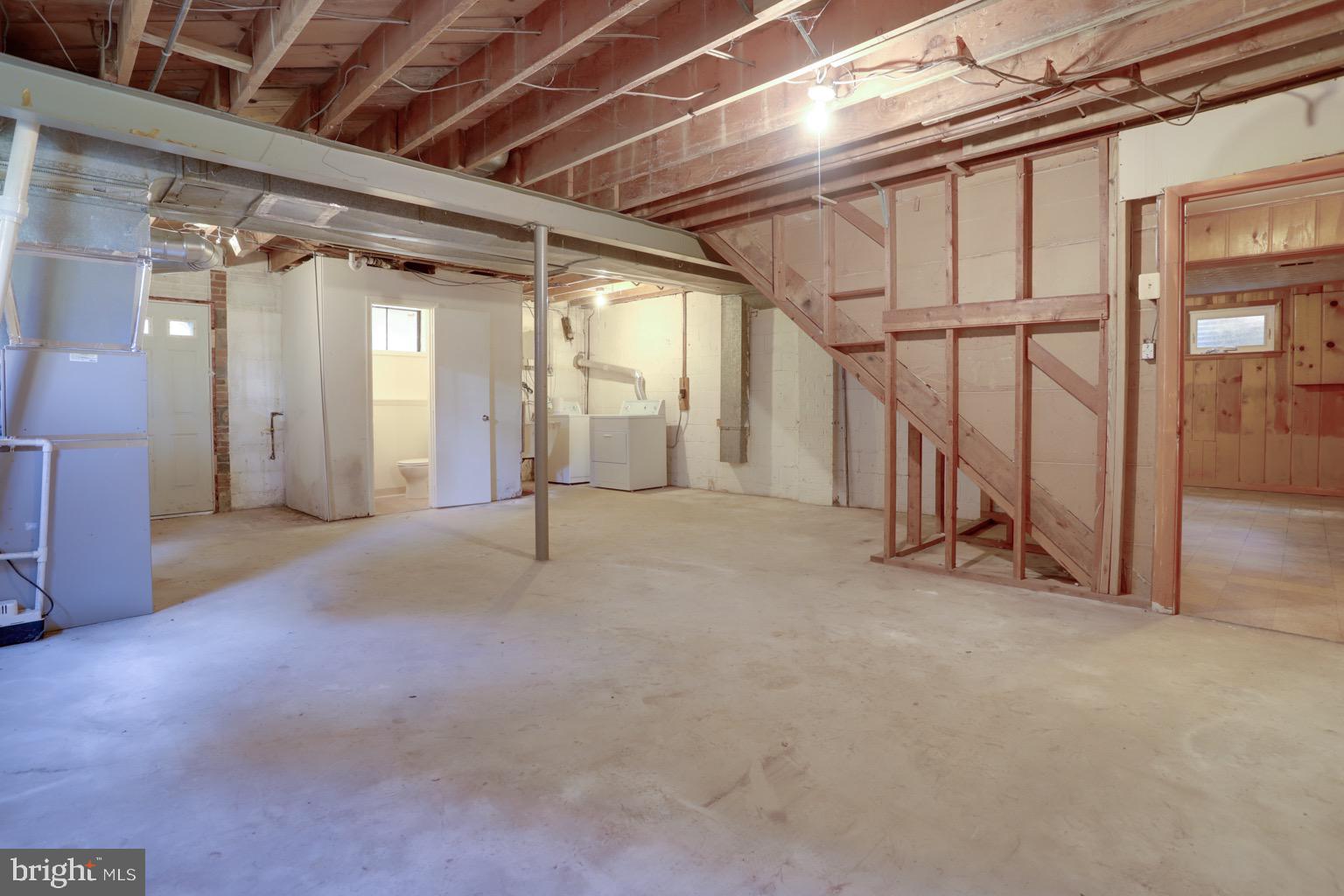 8802 2nd Avenue Silver Spring, MD 20910 - Photo 32 of 67 Half of basement is unfinished...