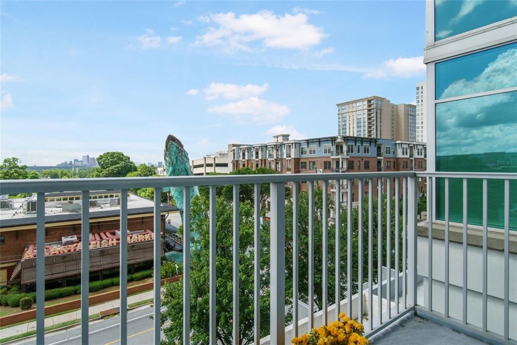 250 Pharr Road Northeast, Unit 412 Atlanta, GA 30305 - Photo 12 of 49 a view of city from balcony