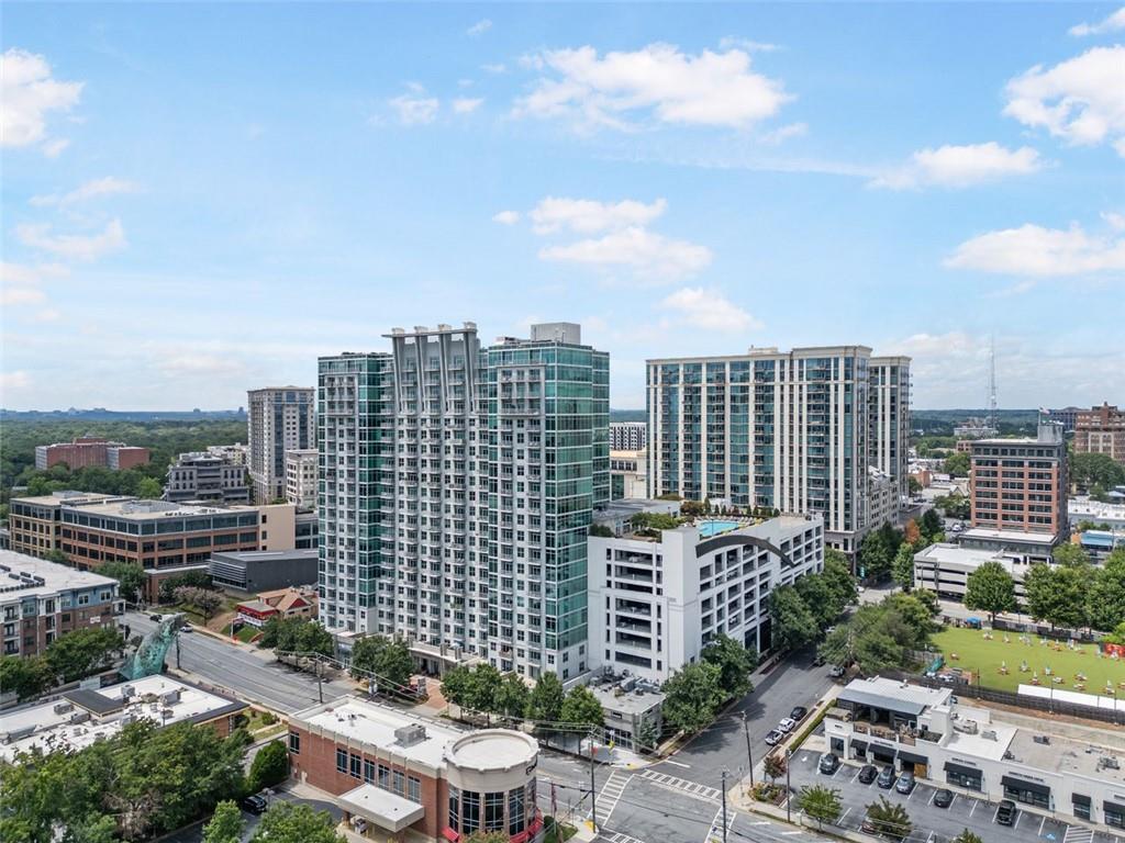 250 Pharr Road Northeast, Unit 412 Atlanta, GA 30305 - Photo 38 of 49 a city view with tall buildings