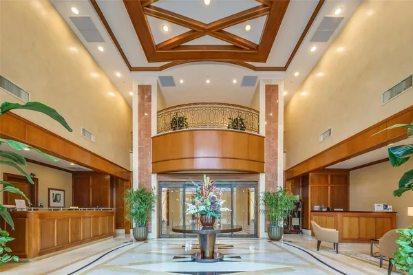 a view of a hallway with interior of the house