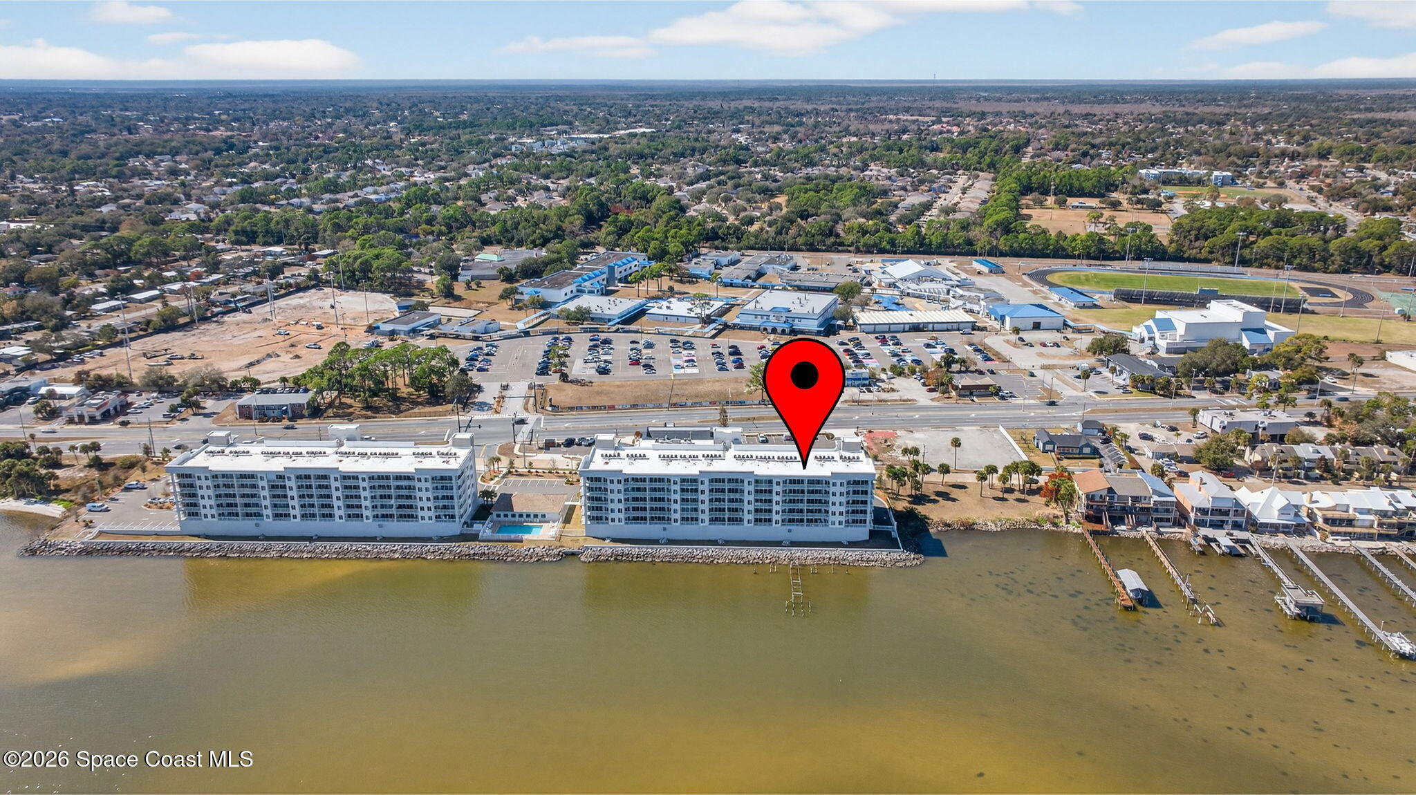1805 Riverside Drive, Unit 302 Titusville, FL 32780 - Photo 43 of 49 Aerial