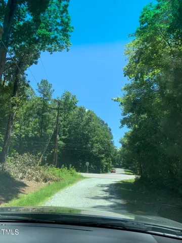 a view of a yard from a window