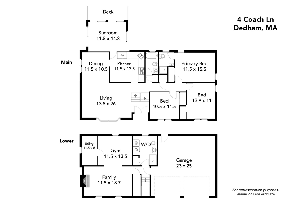 4 Coach Lane Dedham, MA 02026 - Photo 32 of 32 a picture of a book and a bed