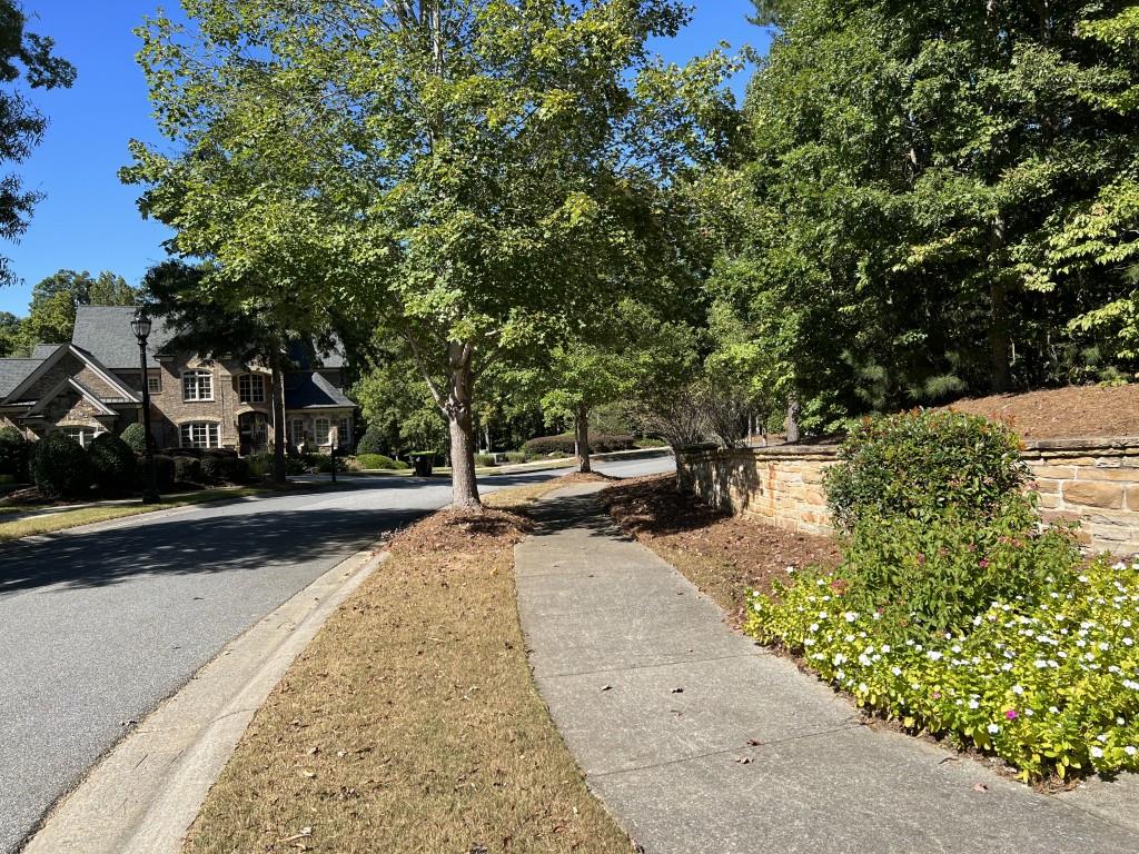 6218 Zell Miller Path Acworth, GA 30101 - Photo 23 of 53 a view of swimming pool with outdoor seating and trees