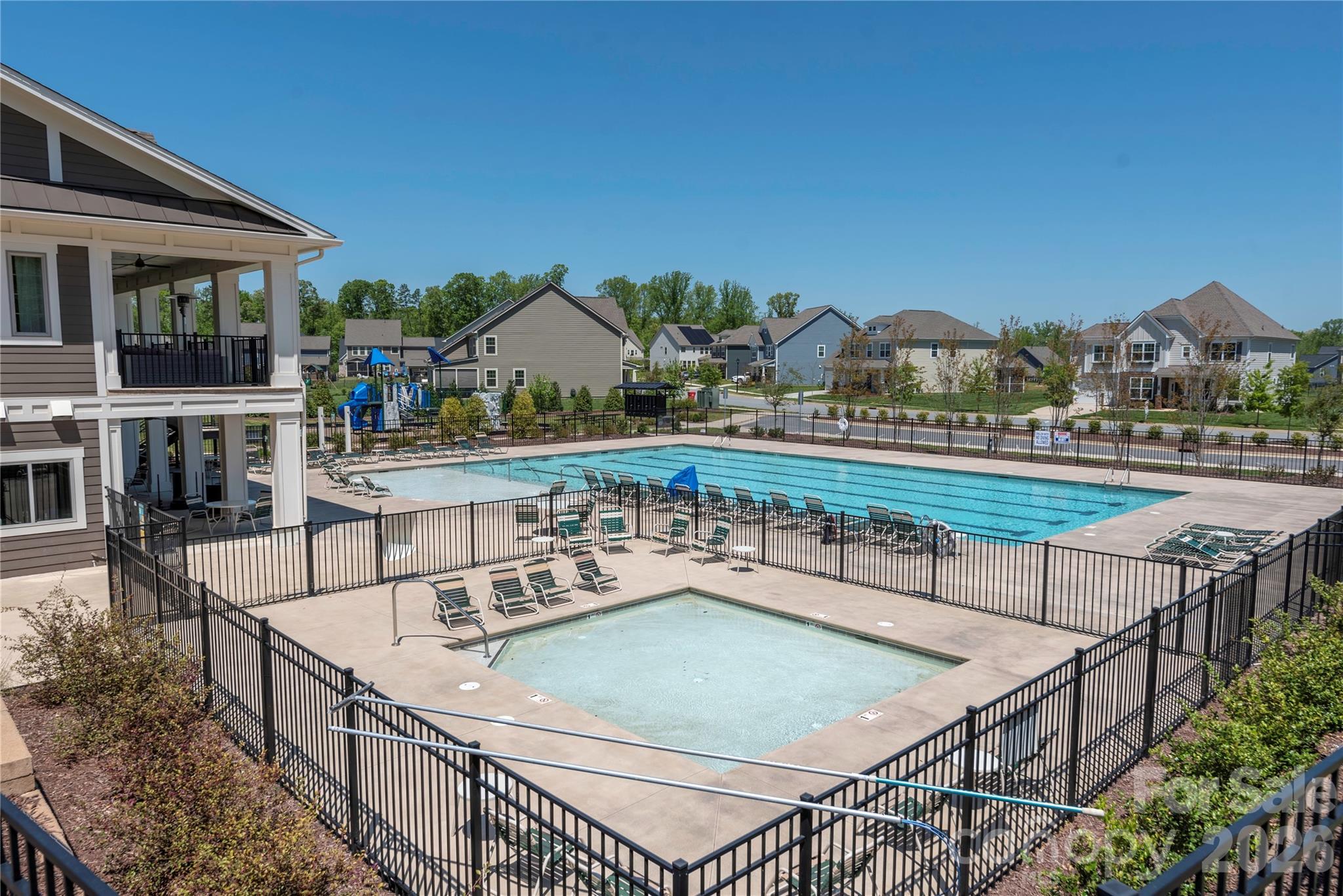 17219 Shearer Road Davidson, NC 28036 - Photo 31 of 34 a view of a patio with swimming pool and furniture