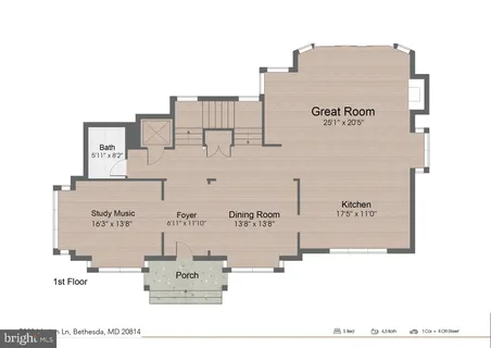 $2,895,000 | 7800 Marion Lane, Bethesda, MD 20814