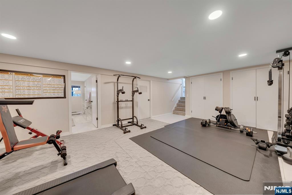 108 Hendrickson Street Haworth, NJ 07641 - Photo 27 of 38 a view of a room with gym equipment