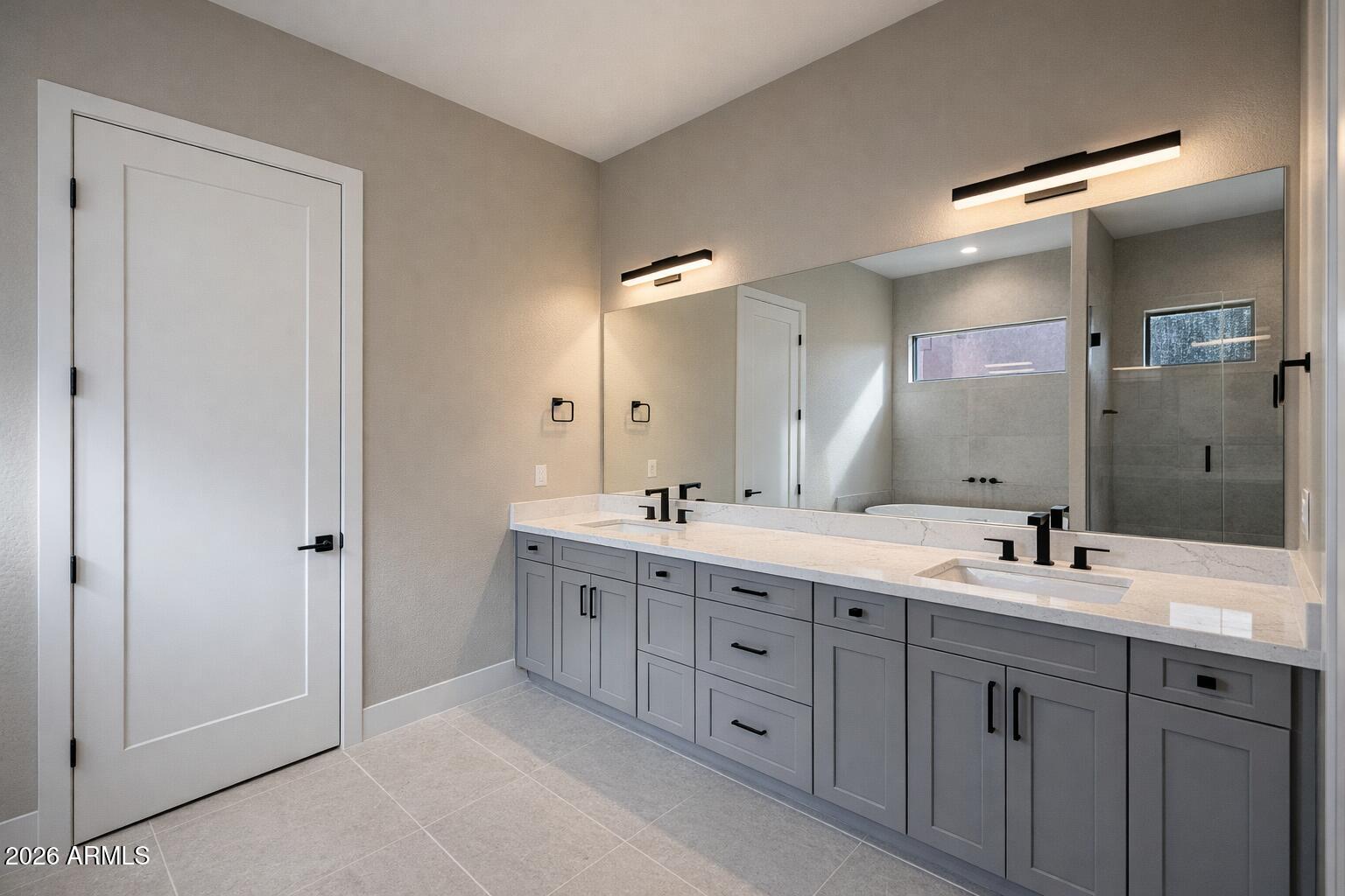 125 Starlight Way Sedona, AZ 86351 - Photo 9 of 11 a bathroom with a double vanity sink mirror and double