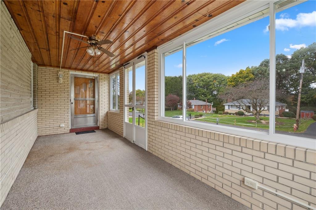 826 Rosalind Road Pittsburgh, PA 15237 - Photo 3 of 24 So Much Added Living Space In The Enclosed Porch