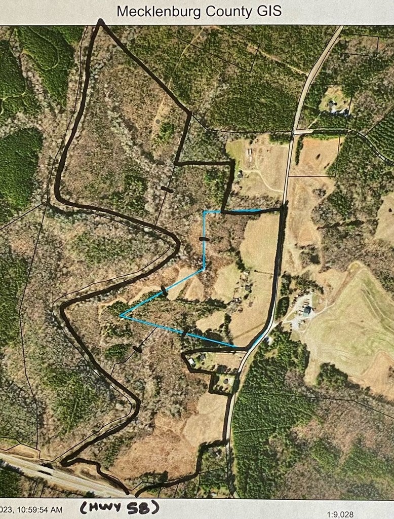 539 Landfill Road Baskerville, VA 23915 - Photo 37 of 38 Air Map