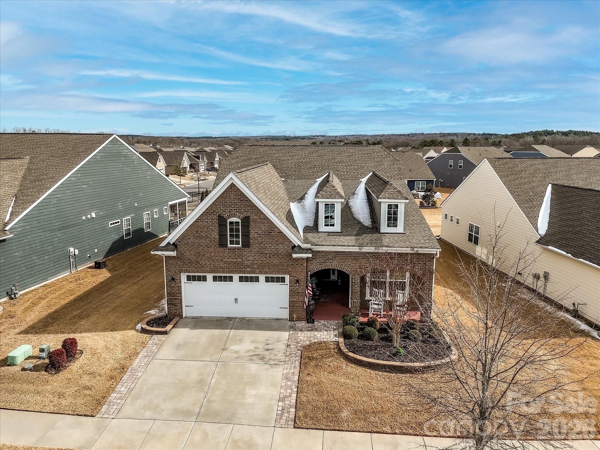 3302 Oliver Stanley Trail Lancaster, SC 29720 - Photo 36 of 48 an aerial view of a house with a balcony