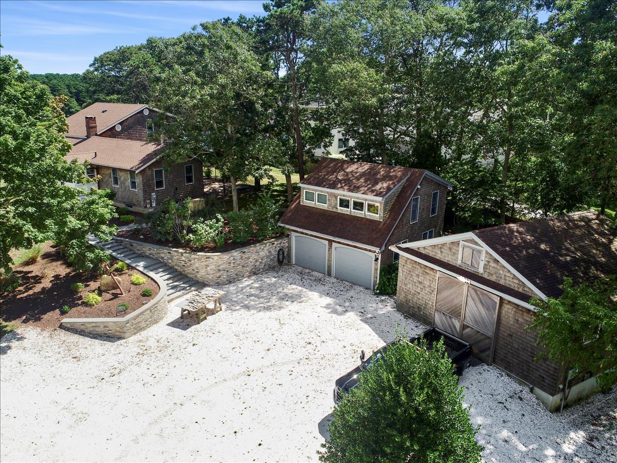 124 Seapit Road East Falmouth, MA 02536 - Photo 38 of 48 Garage w/ Apt above, work shop & House