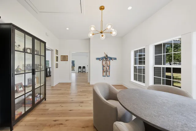 a view interior of the house and wooden floor