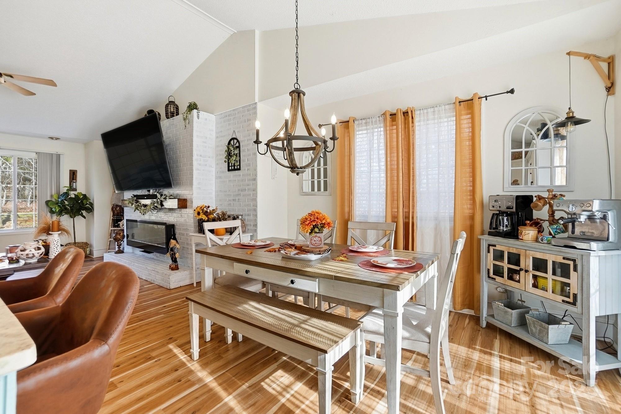 2012 Bethlehem Road Kings Mountain, NC 28086 - Photo 13 of 45 a view of a livingroom with furniture flat screen tv and outdoor view