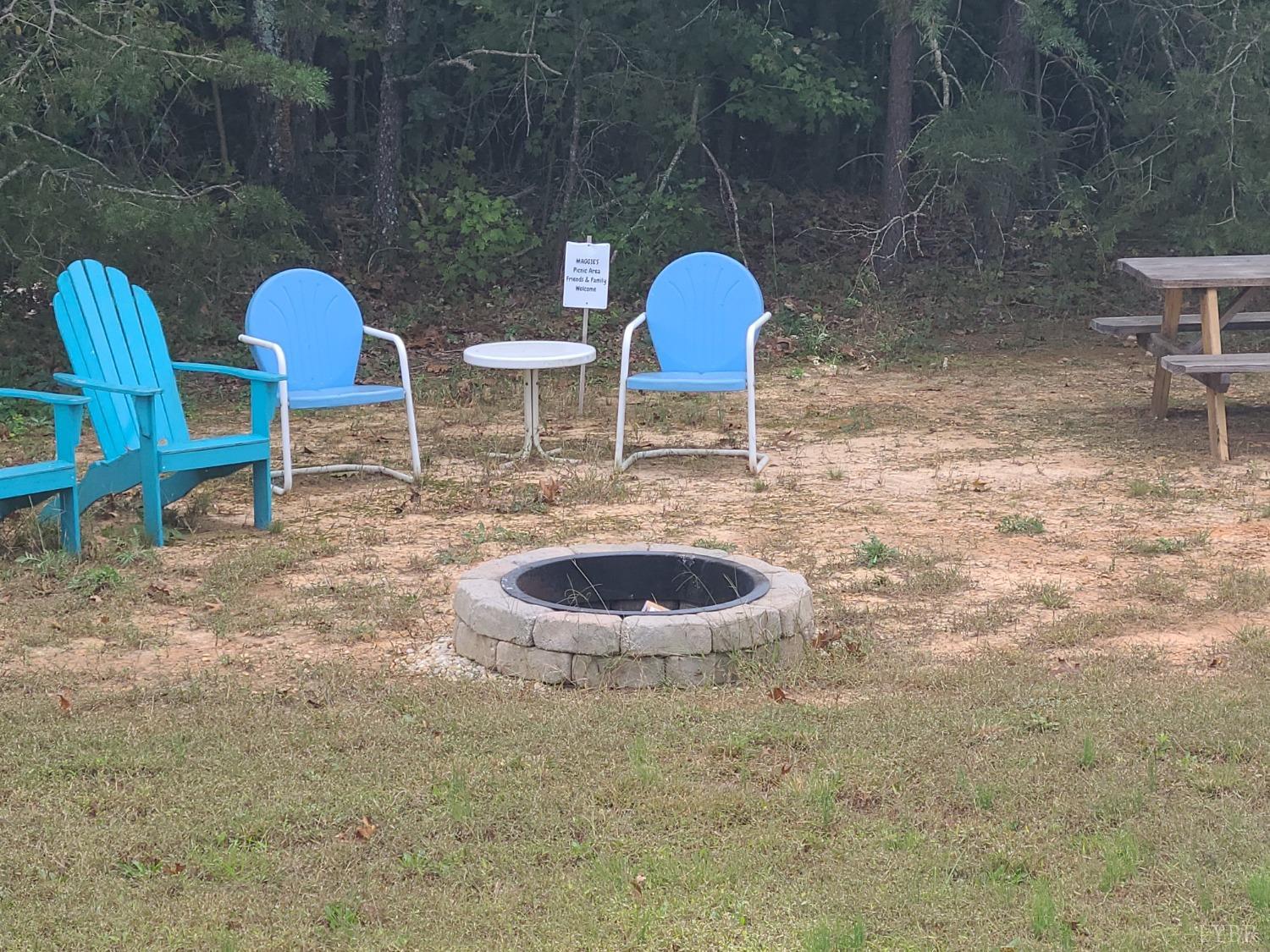 344 Midway Road Phenix, VA 23959 - Photo 30 of 37 a backyard of a house with table and chairs