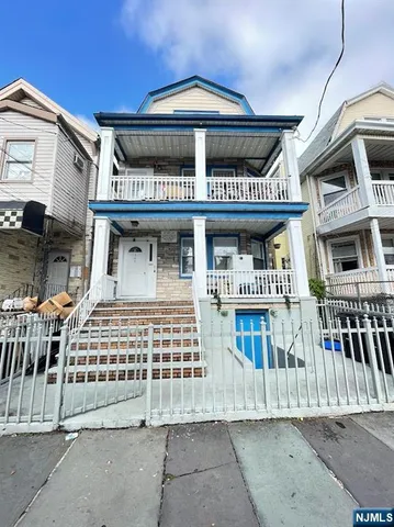 a front view of a building