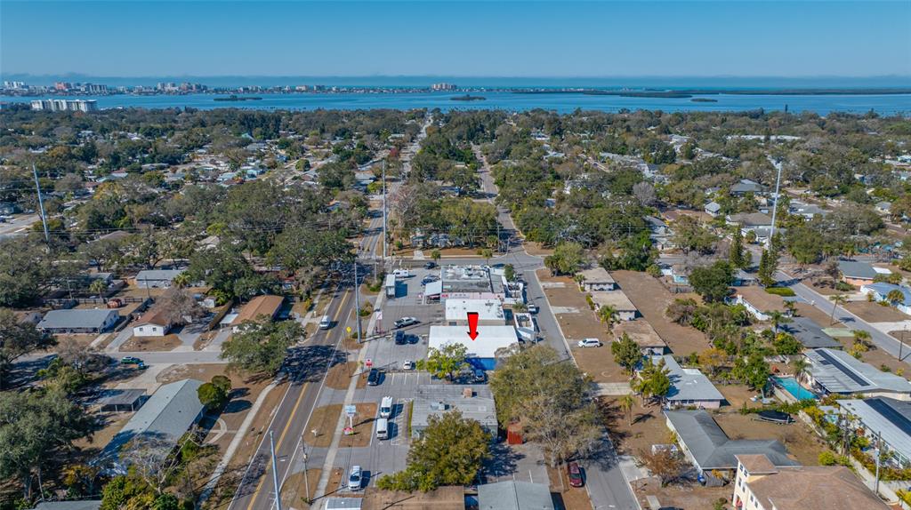 620 Union Street Dunedin, FL 34698 - Photo 44 of 45 an aerial view of residential building and ocean