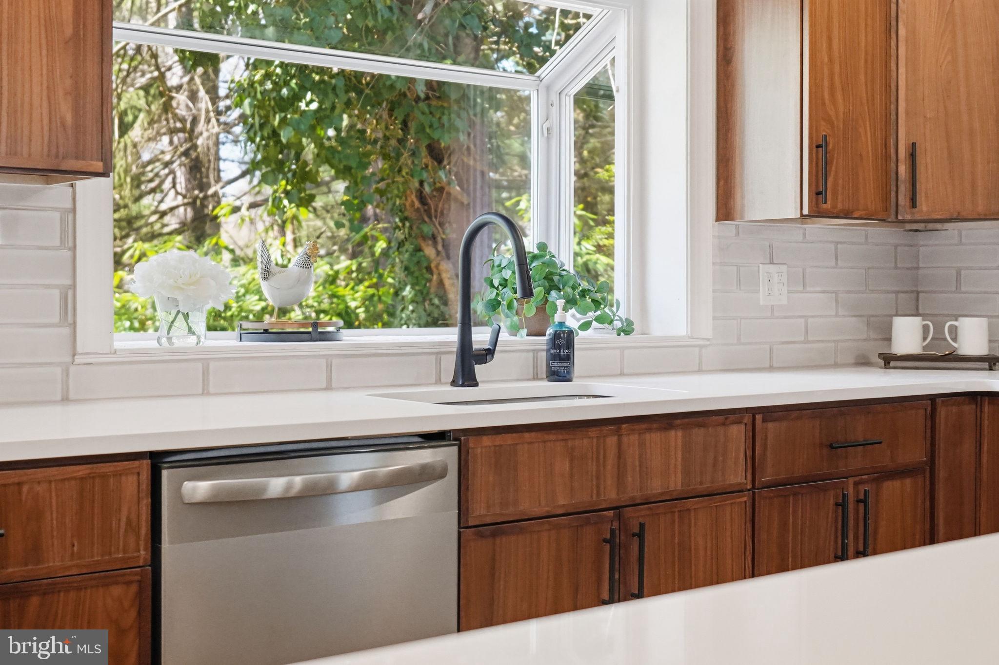 409 South Providence Road Wallingford, PA 19086 - Photo 39 of 106 Bright kitchen with nature views.
