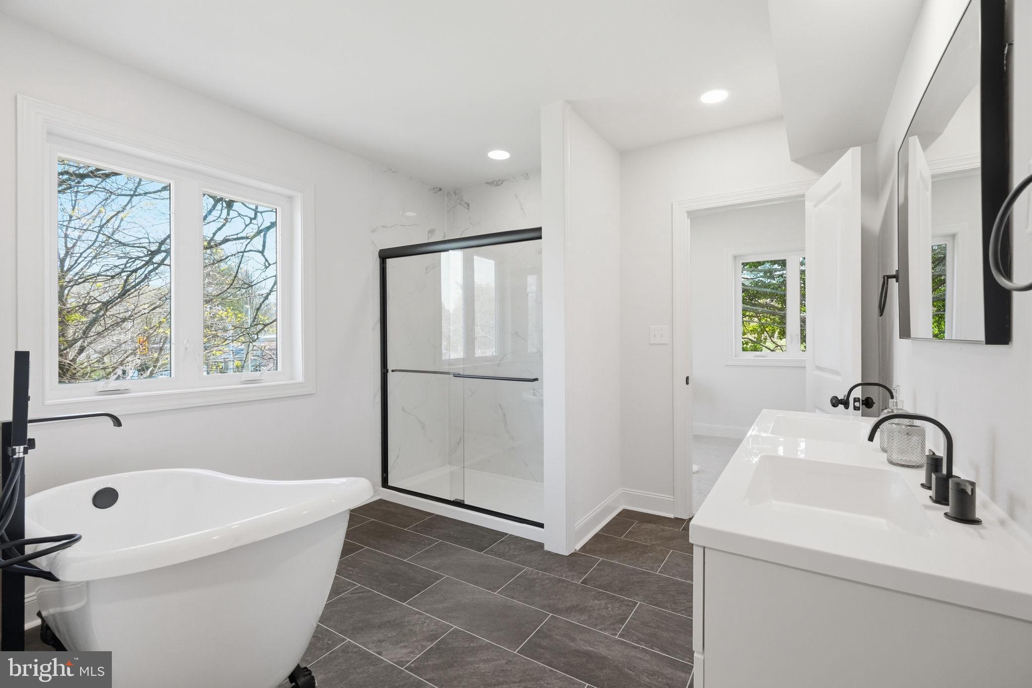 409 South Providence Road Wallingford, PA 19086 - Photo 75 of 106 Serene spa-like bathroom retreat.