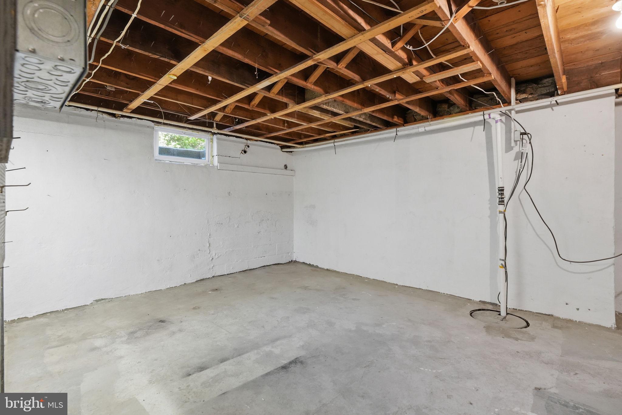 409 South Providence Road Wallingford, PA 19086 - Photo 91 of 106 Spacious, unfinished basement ready for ideas.