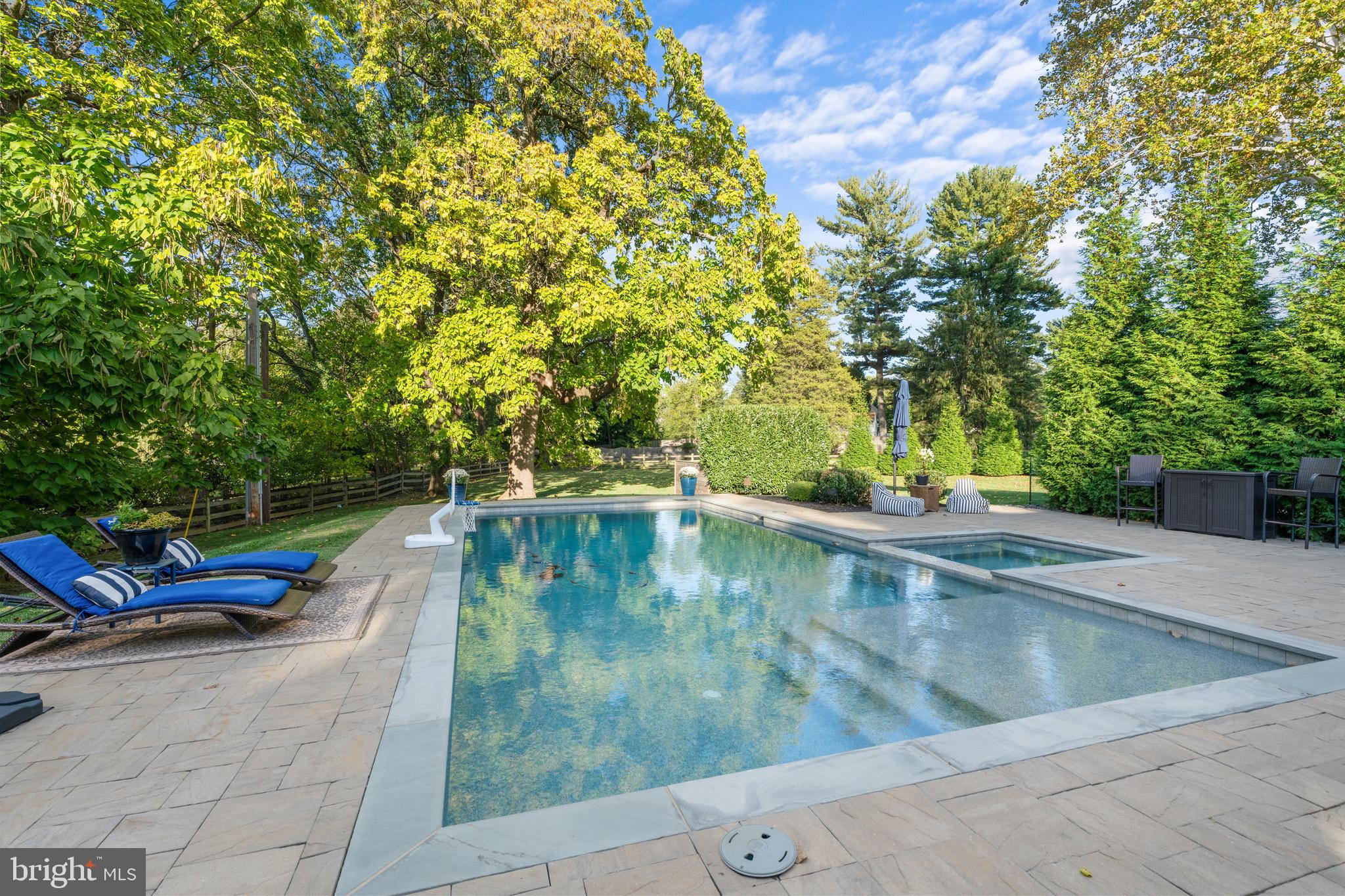 1141 Lafayette Road Wayne, PA 19087 - Photo 49 of 64 a view of a swimming pool with a yard