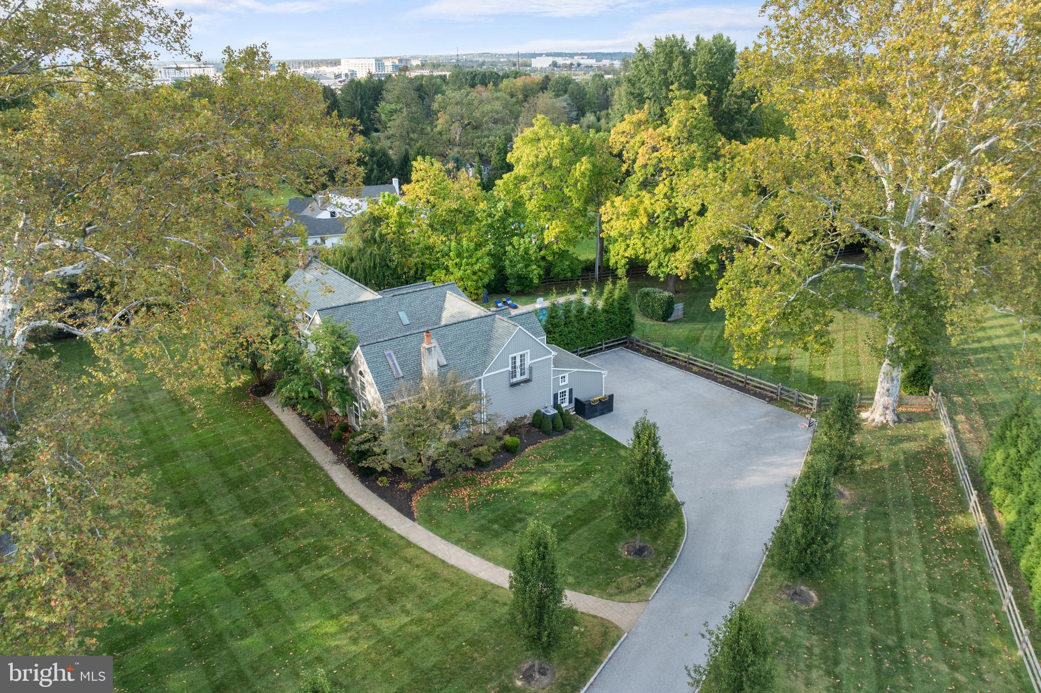 1141 Lafayette Road Wayne, PA 19087 - Photo 60 of 64 an aerial view of a house with a yard