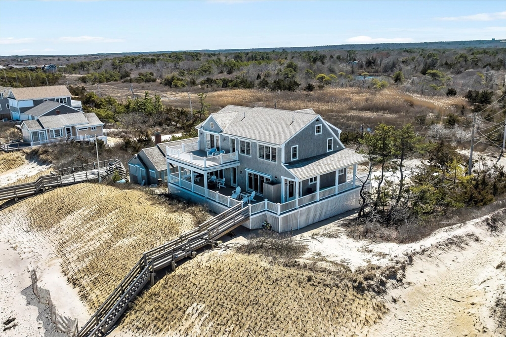 57 Salt Marsh Road Sandwich, MA 02537 - Photo 36 of 41 an aerial view of a house with a big yard