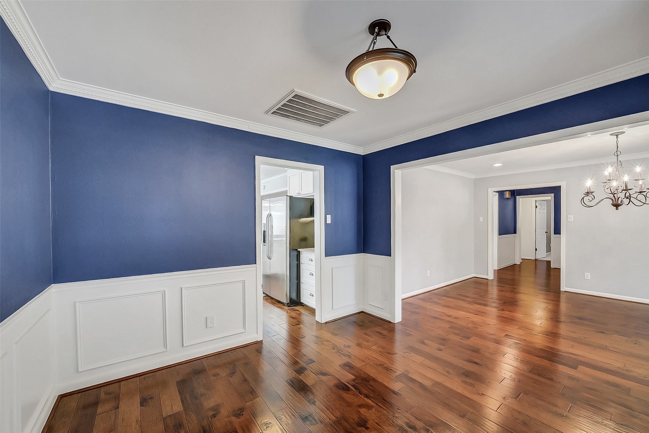 10026 Overbrook Lane Houston, TX 77042 - Photo 10 of 29 Another view of the study which opens to the formal living/dining on the right. Doorway to the left leads to the kitchen. This flexible space could also serve as a playroom or a dining/living area. Lots of options that best fit your needs!