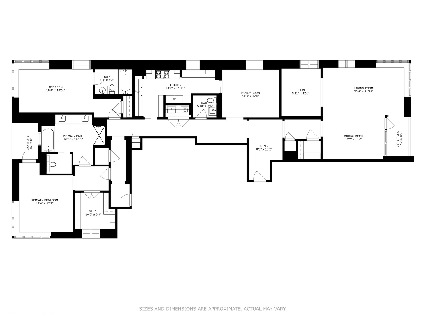 118 East Erie Street, Unit 27G Chicago, IL 60611 - Photo 26 of 32 a picture of a floor plan