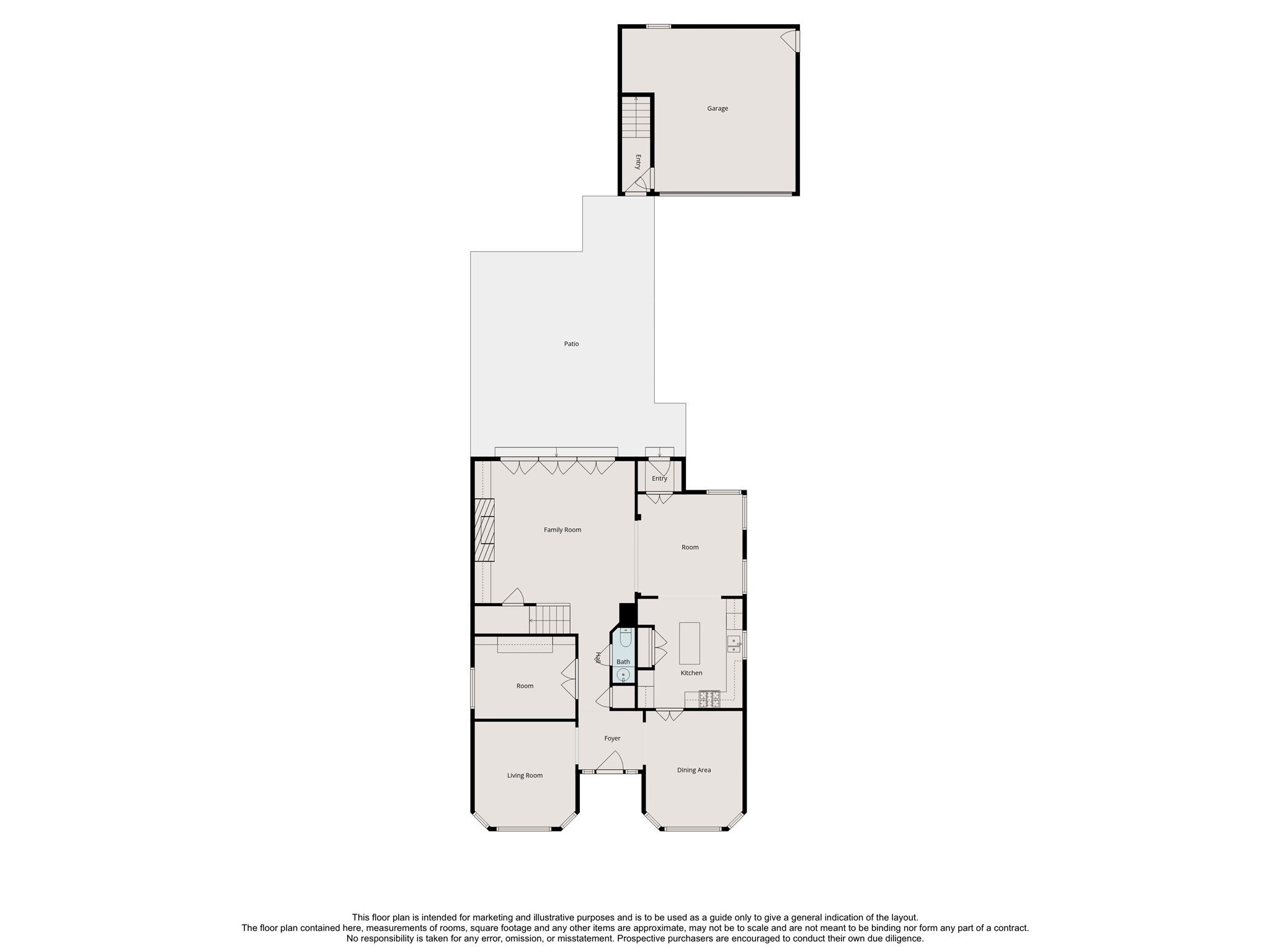 5107 Locust Street Bellaire, TX 77401 - Photo 44 of 45 **Floorplan is for reference only. Buyer to verify all information.