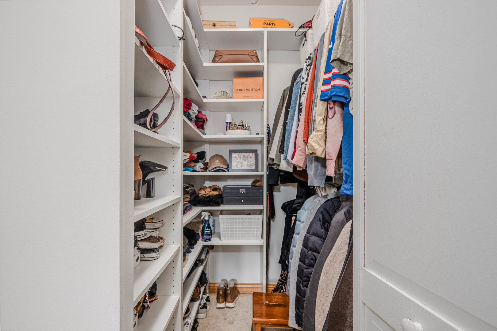 525 West Hawthorne Place, Unit 101 Chicago, IL 60657 - Photo 14 of 28 a view of walk in closet with clothes and shoes