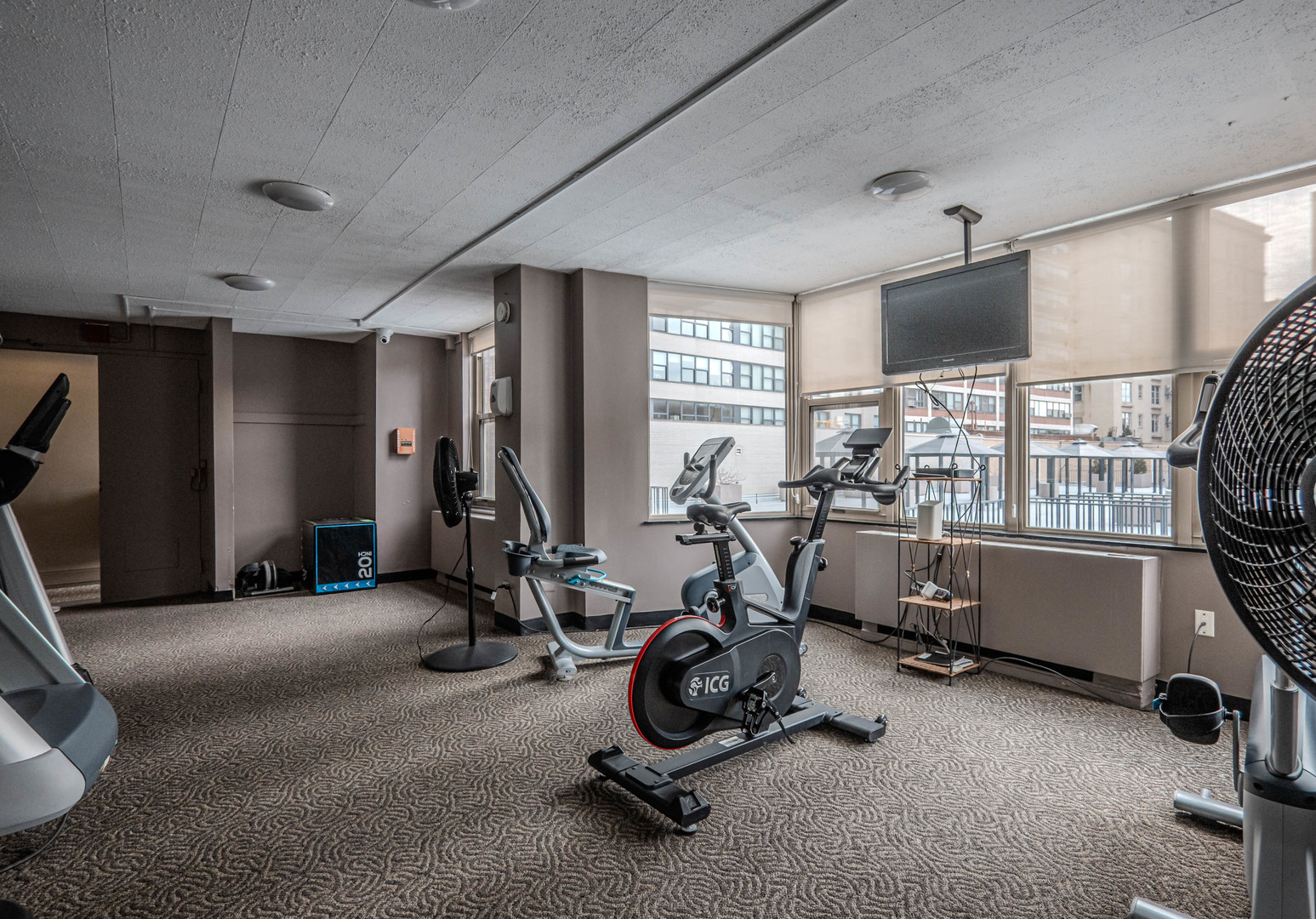 525 West Hawthorne Place, Unit 101 Chicago, IL 60657 - Photo 21 of 28 a view of a room with gym equipment