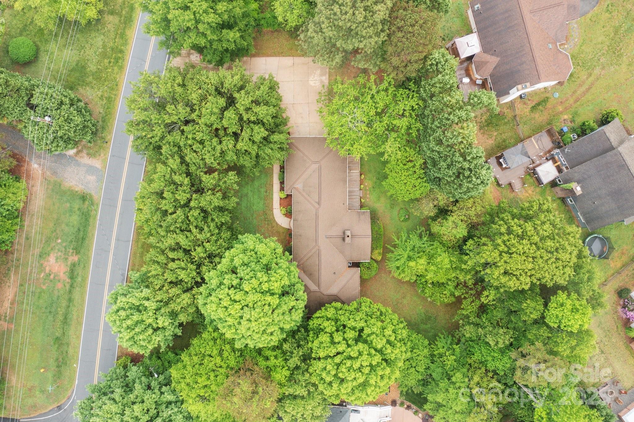 8368 Fairfield Forest Road Denver, NC 28037 - Photo 46 of 48 an aerial view of residential house with outdoor space and trees all around