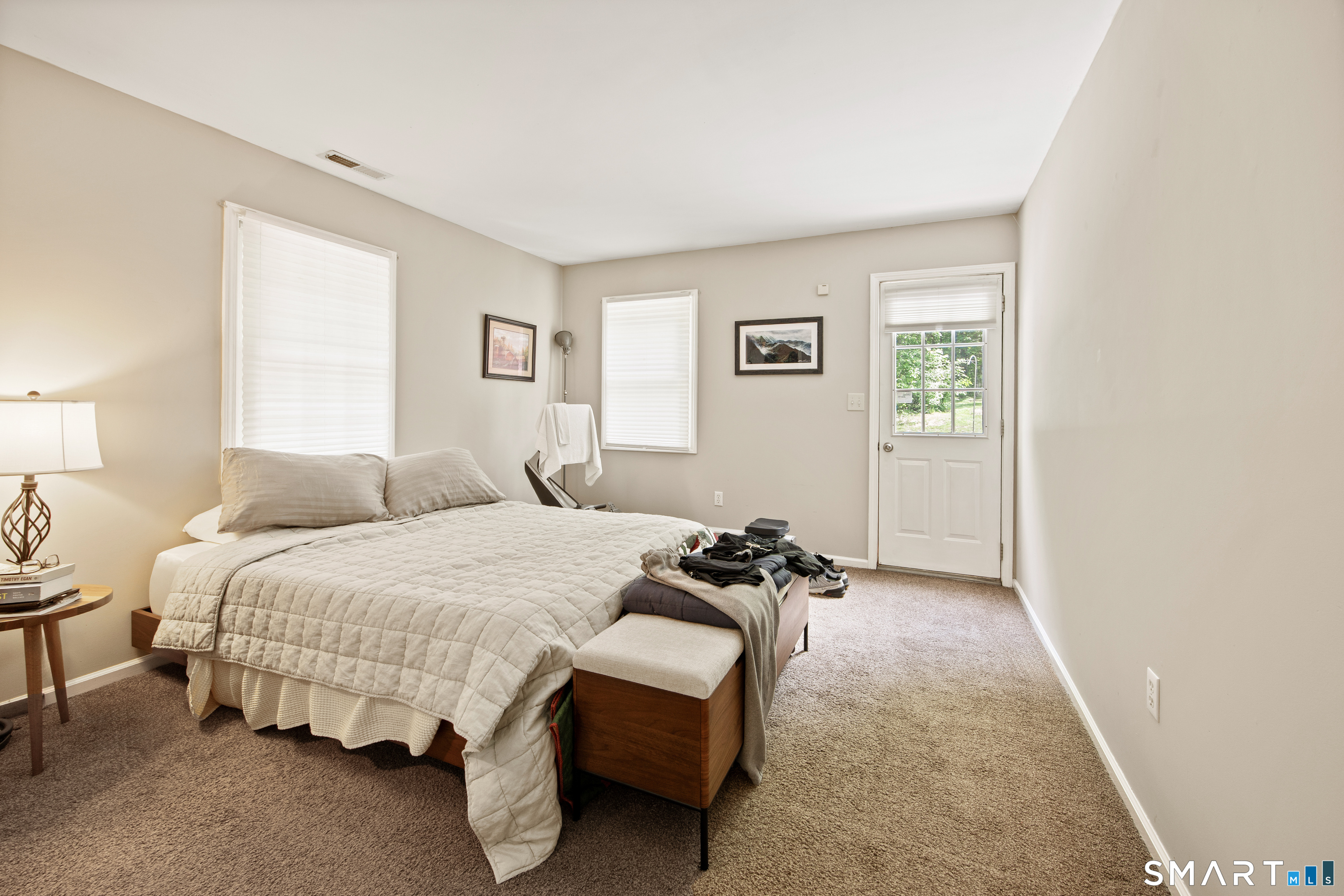 64 Grist Mill Road Monroe, CT 06468 - Photo 32 of 40 In law apartment bedroom that leads to private deck
