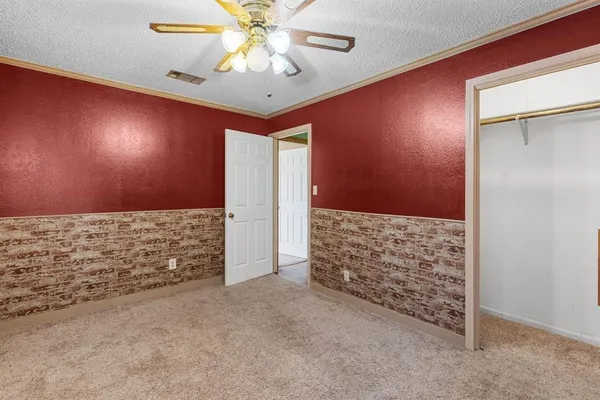 en empty room with windows