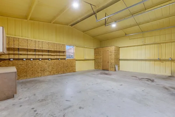 a view of a room with an empty space