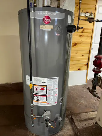 a view of water heater room