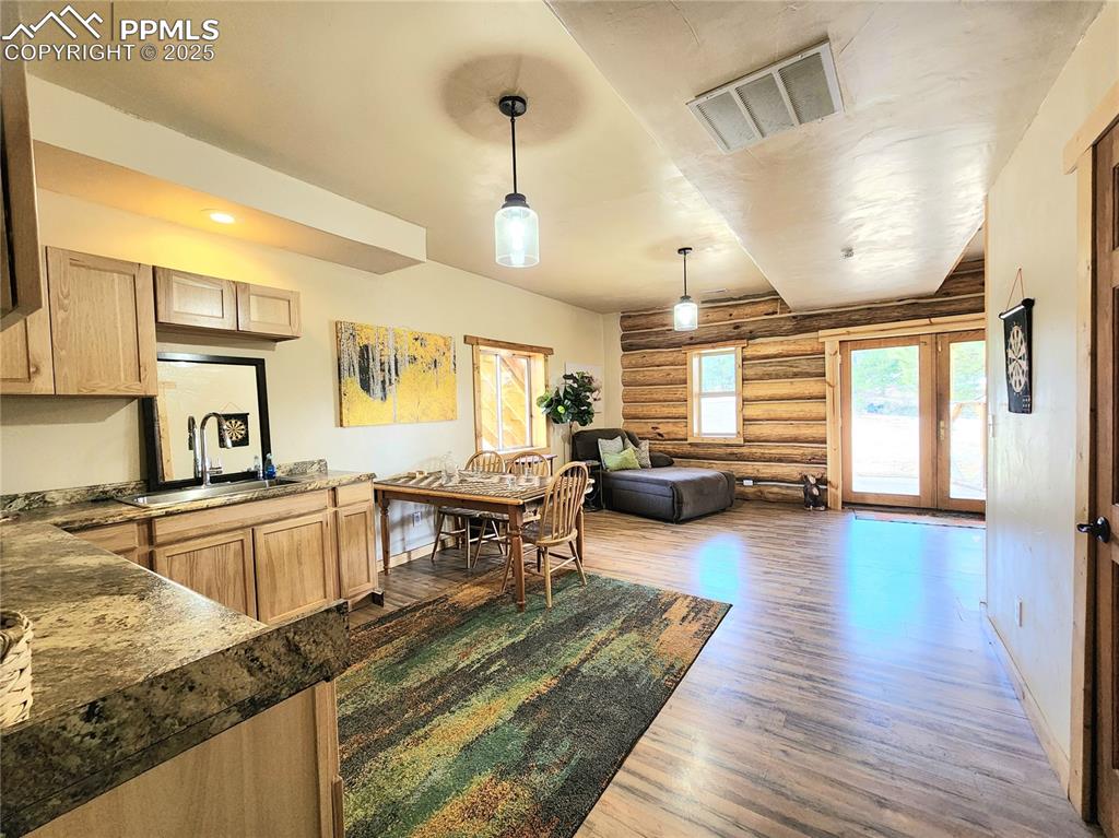 1226 E Path Cotopaxi, CO 81223 - Photo 30 of 49 Lower level kitchenette, game room