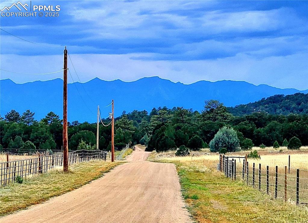 1226 E Path Cotopaxi, CO 81223 - Photo 47 of 49 View driving to the home which is up on the left in this photo.