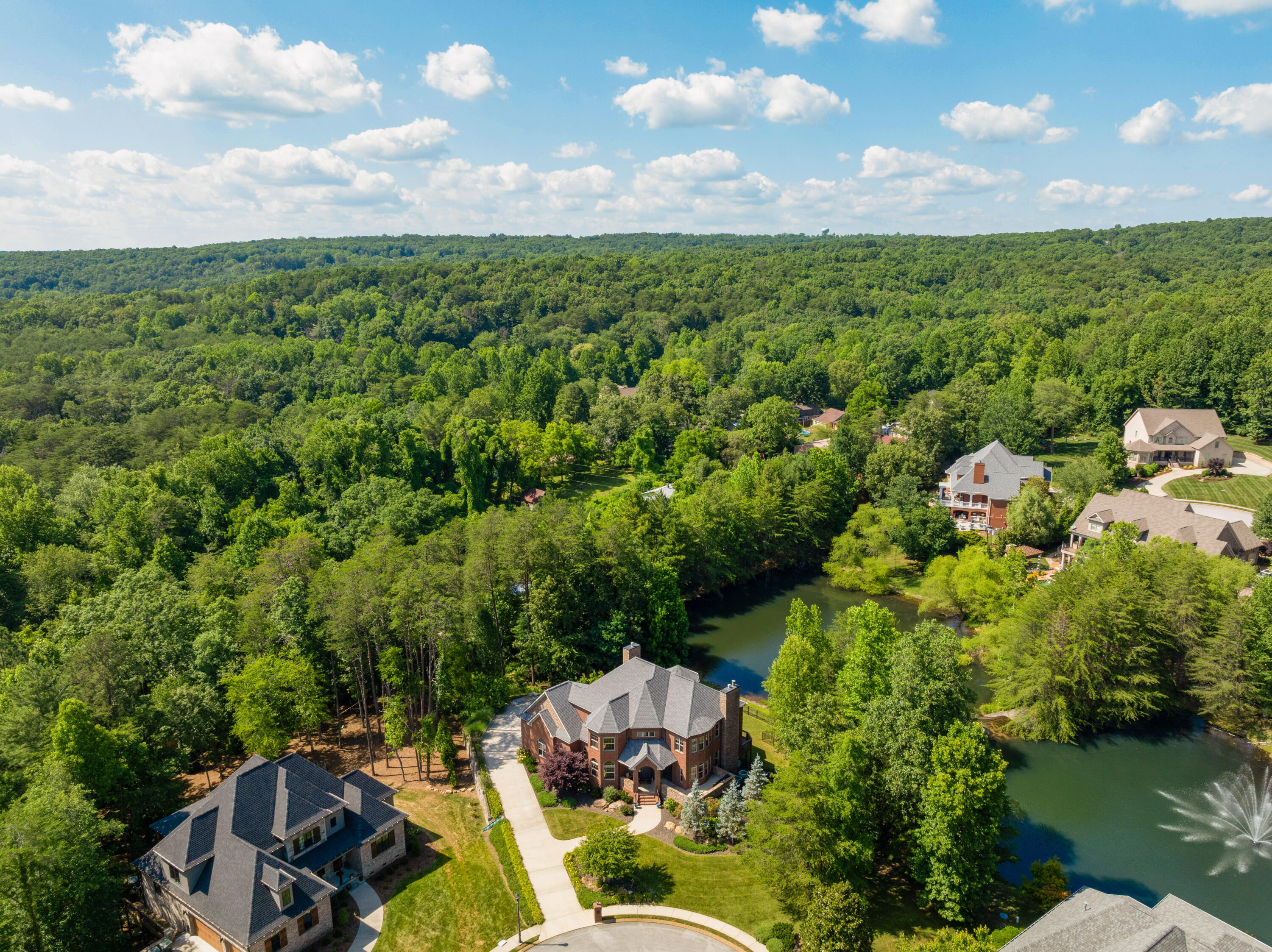 8 Ives Lake Road Signal Mountain, TN 37377 - Photo 3 of 70 09 - 8 Ives Lake - Drone