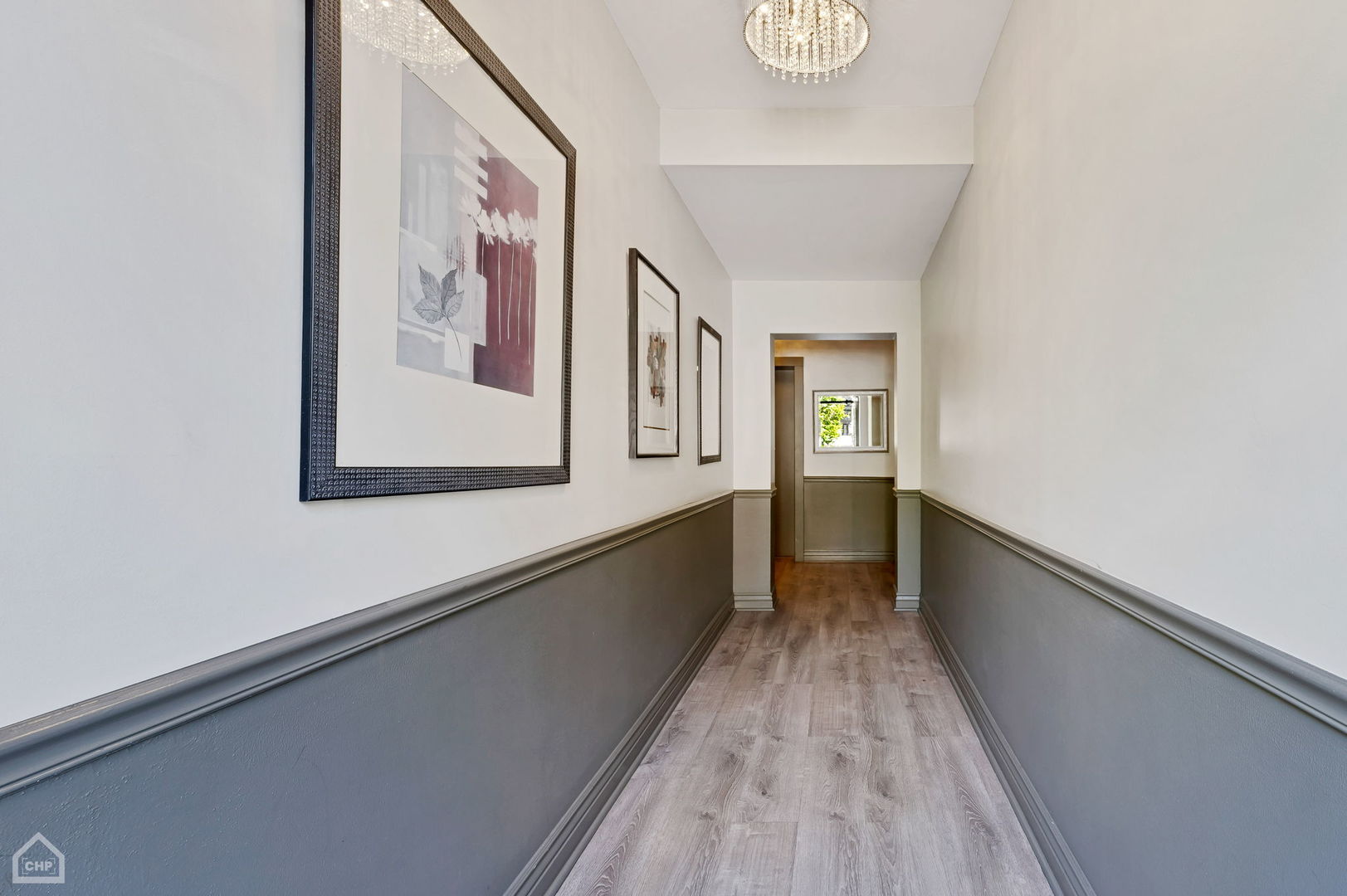 4235 South Calumet Avenue Chicago, IL 60653 - Photo 10 of 47 a view of hallway with wooden floor