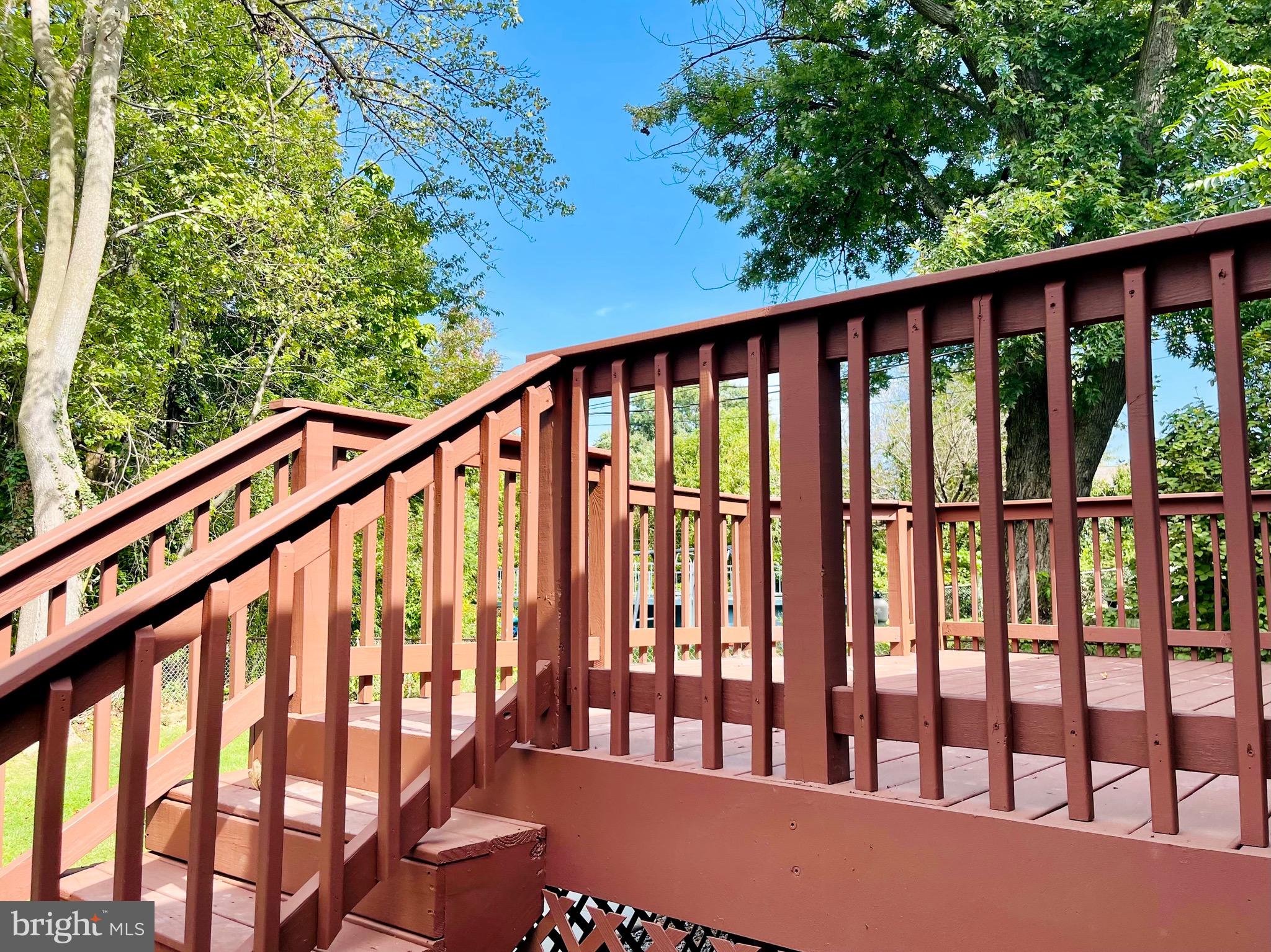 24 Cedarmere Road Owings Mills, MD 21117 - Photo 9 of 10 Large Deck Level Fenced Yard